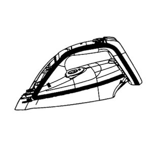 CS-00134362, Верхняя часть корпуса утюга пластиковая