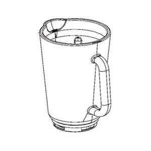 MS-650019 - Стакан стеклянный к блендерам Moulinex LM233