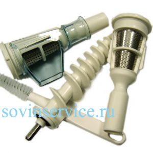 XF410130, XF410130 - Насадка соковыжималка в сборе к кухонным комбайнам и мясорубкам Moulinex