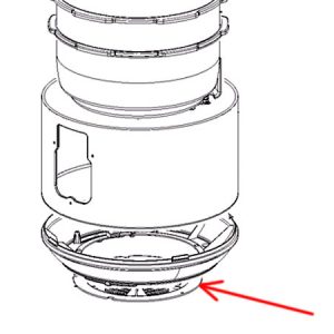 SS-994564 - Крышка дна к мультиваркам Moulinex CE500, CE620